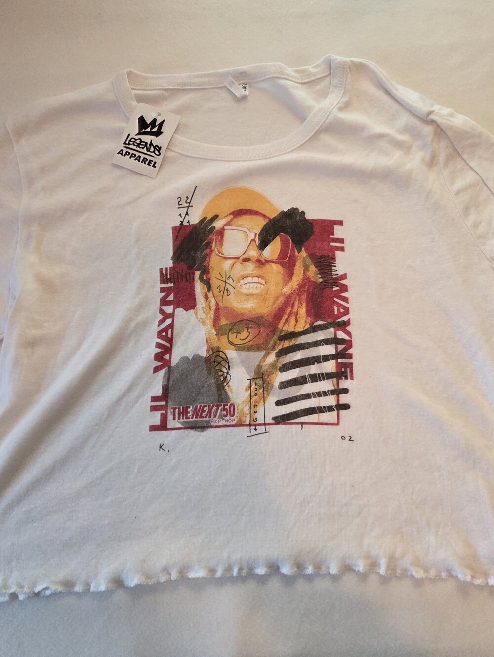 Ledgends Apparel Lil Wayne Baby Style Tee 3x